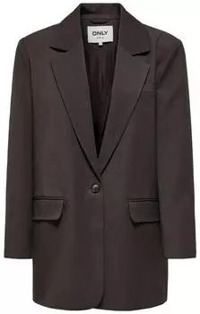 Only Hattie-Lana Blazer Normale Passform Melange (15318088) dunkelbraun