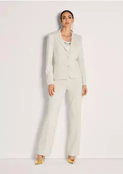 Madeleine Blazer Jersey-Blazer mit femininem Schnitt (48769825) perlwei&szlig;