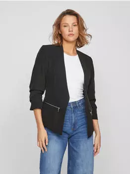 Vila Viher New 3/4 Blazer/su-noos (14039434) gold/schwarz