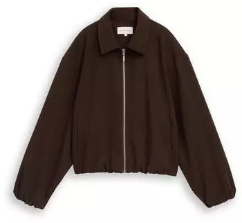 Tom Tailor Hybrid Steppjacke mit Kapuze Regular Fit (1053093) braun