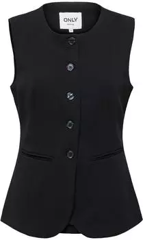 Only Onlaja-Yo S/L Fitted Vest Tlr Noos Strickweste (15377380) schwarz