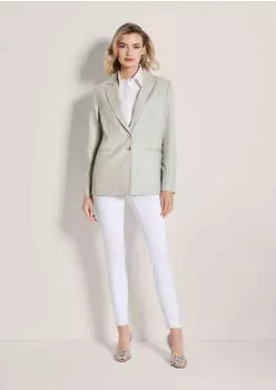 Madeleine Jersey-Blazer mit femininem Schnitt (60359904800480) silbergrau/silberfarben