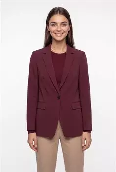 Boss Orange Jafresi Fringed Blazer (51013946) dunkelrot