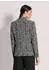 Madeleine Jersey-Blazer mit femininem Schnitt (37403028) schwarz/wollweiß/silberfarben