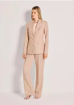 Madeleine Blazer Jersey-Blazer mit femininem Schnitt (57799200) puderros&eacute;/bleigrau melange
