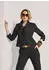 Madeleine Longblazer mit Nadelstreifen, schmale Passform nebelblau/beige