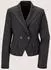 Madeleine Longblazer mit Nadelstreifen, schmale Passform nebelblau/beige