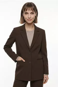 Pieces PCBOSELLA LS Loose Blazer NOOS BC Long Blazer (17165761) hot fudge
