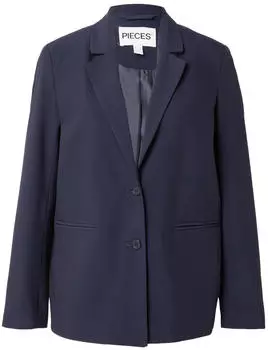 Pieces PCBOSELLA LS Loose Blazer NOOS BC Long Blazer (17165761) night sky