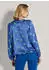 Madeleine Blazer Kurzblazer mit Unikat-Print dunkelblau/hellgrün