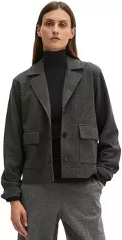 Marc O'Polo Jersey Blazer Relaxed Fit dunkelgrau