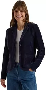 Cecil Jacket Blazer Cord Blazer mit Reverskragen (B213149) urban dark blue