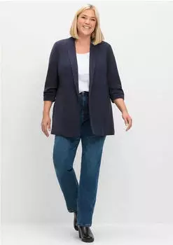 Sheego Longblazer tiefblau