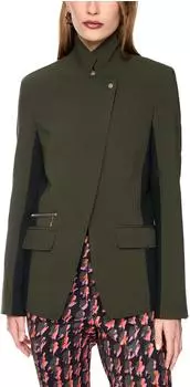 Marc Cain Jacket Blazer khaki/schwarz