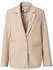 Pieces PCBOSELLA LS Loose Blazer NOOS BC Longblazer beigemeliert