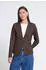 ICHI Jerseyblazer Kate (20126818) coffee bean jacquard stripe