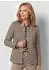 GOLDNER Jacke im Bouclé-Look camel / gemustert
