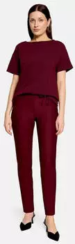Betty Barclay Hose maroon banner