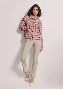 Madeleine Kurzer Strukturblazer mit Hemdkragen (68350223) puderros&eacute;