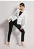 Madeleine Floraler Langer Jersey-Blazer (98057335) wollweiß