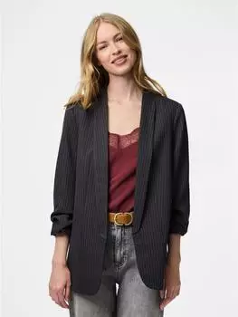 Pieces PCBOSELLA 3/4 Pinstripe Blazer NOOS (95555701) magnet stripes:cloud dancer pinstripe