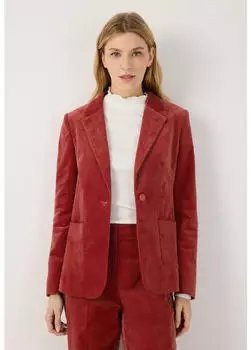 More & More Strukturierter Blazer dunkelrot