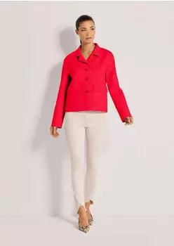 Madeleine Blazer Langarm Jerseyblazer mit Stehkragen (66574511) rot