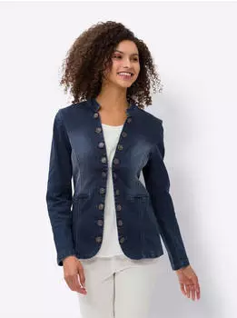 Heine Jeans-Blazer Washed (36468256) dunkelblau/stone/washed