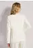 Madeleine Jerseyblazer Eleganter Longblazer mit Stretch-Komfort (49525437) wollweiß/silbergrau