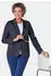 GOLDNER Damenblazer mit Reverskragen und Paspeltaschen Gerade (87308239) marine