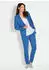 GOLDNER Damenblazer mit Reverskragen und Paspeltaschen Gerade (62650467) cyanblau