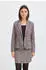 Fransa FRAbigail Regular Fit Blazer (75009923) hot fudge w. pink check