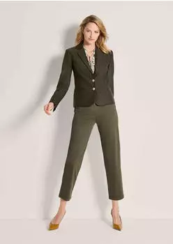 Madeleine Jerseyblazer Eleganter Longblazer mit Stretch-Komfort (56781929) khaki, melange