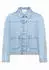 Cartoon Blazerjacke Kurz mit aufgesetzten Taschen (4823/7510) light blue denim