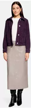 Cartoon Blazerjacke Kurz mit aufgesetzten Taschen (28205611) dark dahlia