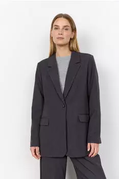 Soyaconcept SC-SIHAM 97 Kurzblazer Normale Schnittform (61369902) schwarz earth melange
