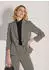 Madeleine Jerseyblazer Eleganter Einreiher mit Reverskragen (18725550) bleigrau/perlweiß