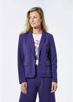 GOLDNER Jersey-Blazer mit Reverskragen (74312859) royalblau