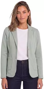 Street One Longblazer mit Turn-Up (A213126) eucalyptus green mel.