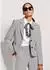 Madeleine Floraler Langer Jersey-Blazer (63131040) steingrau/wollweiß