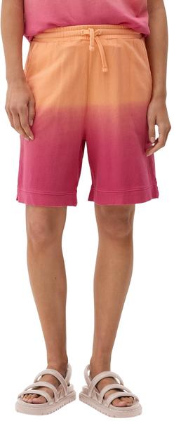 S.Oliver Relaxed: Sweatshorts mit Smiley-Print (2131569) rosa