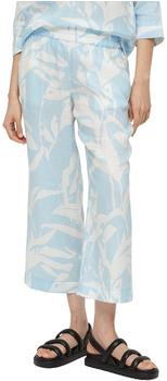 S.Oliver Relaxed: Hose mit Allover-Print (2131515) blau