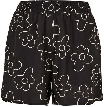 Urban Classics Aop Viscose Resort Shorts (TB3435) schwarz
