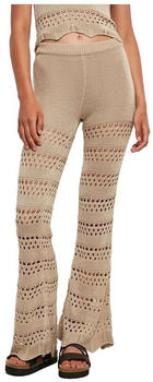 Urban Classics Flared Crochet Leggings High Waist (TB5497) beige