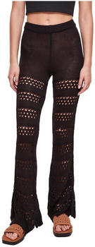 Urban Classics Flared Crochet Leggings High Waist (TB5497) schwarz