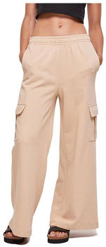 Urban Classics Terry High Waist Cargo Pants (TB6043) beige
