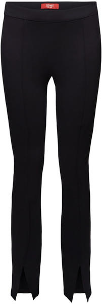 Esprit Punto-Jersey-Hose mit geschlitztem Saum (113EE1B309) black