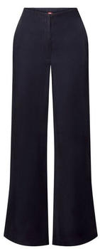 Esprit Hose mit hohem Bund und weitem Bein (073EE1B304) navy