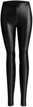 Nur Die Vegane Leggings in Leder-Optik Relax & Go schwarz