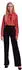 Vero Moda Maya Straight Fit Solid Mid Waist Pants (10267718) black